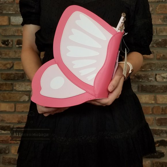 Kate Spade ENCHANTED Forest Butterfly Bonnie BAG - Picture 4 of 9